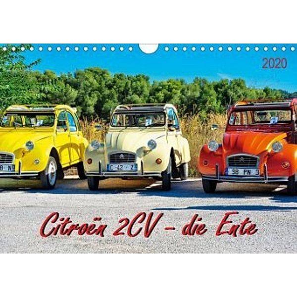 Citroën 2CV - die Ente (Wandkalender 2020 DIN A4 quer), Peter Roder