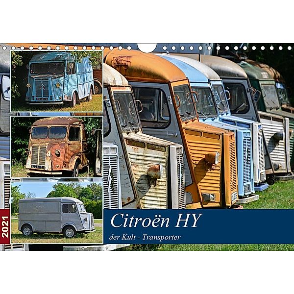 Citroën HY der Kult -Transporter (Wandkalender 2021 DIN A4 quer), Ingo Laue