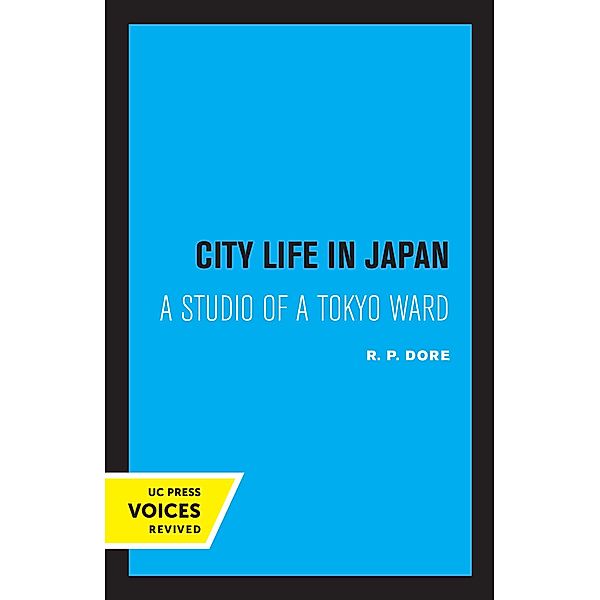 City Life in Japan, R. P. Dore