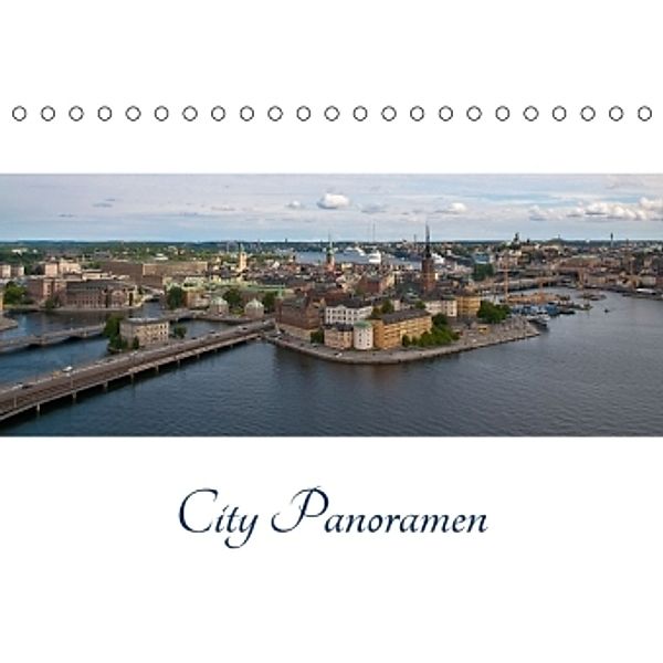 City - Panoramen (Tischkalender 2016 DIN A5 quer), Peter Härlein