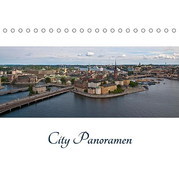 City - Panoramen (Tischkalender 2020 DIN A5 quer), Peter Härlein