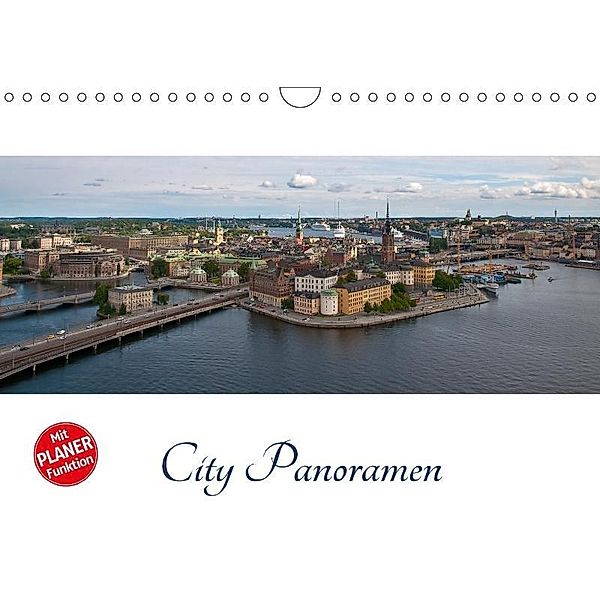 City - Panoramen (Wandkalender 2017 DIN A4 quer), Peter Härlein