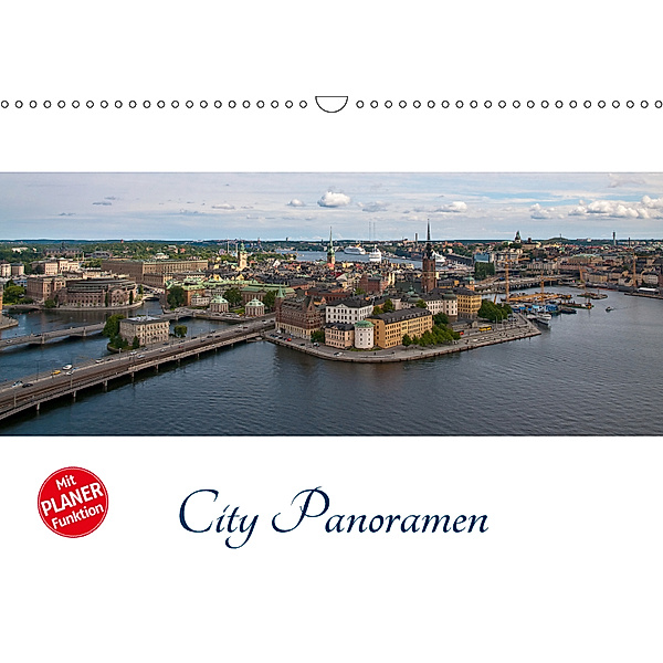 City - Panoramen (Wandkalender 2019 DIN A3 quer), Peter Härlein