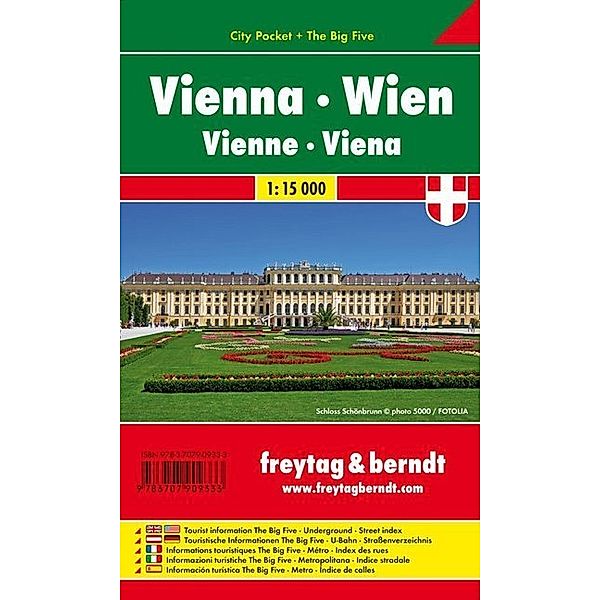 City Pocket & The Big Five / Freytag & Berndt Stadtplan Wien, City Pocket, Stadtplan 1:15.000