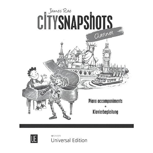 City Snapshots Clarinet - Klavierbegleitung, James Rae