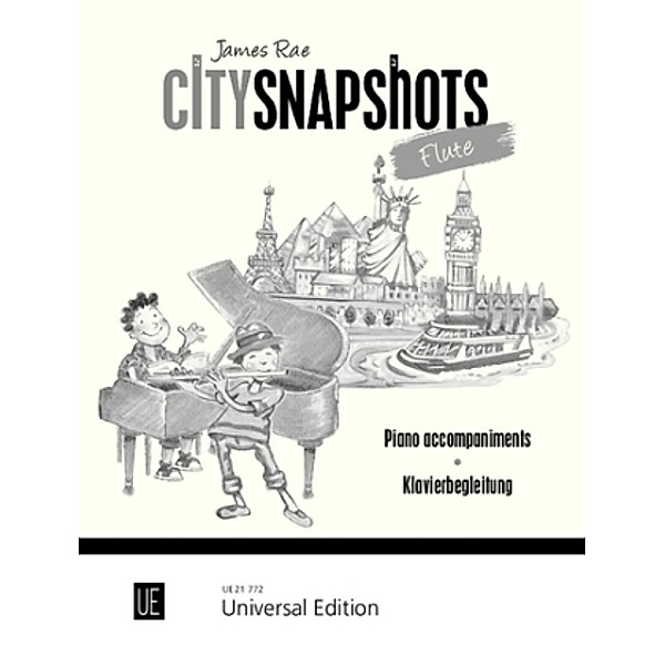 City Snapshots Flute - Klavierbegleitung, James Rae