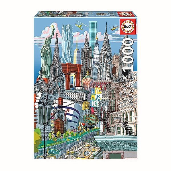 Carletto Deutschland, Educa Citypuzzle New York (Puzzle)