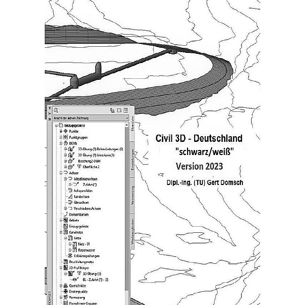 Civil 3D-Deutschland, Version 2023 schwarz/weiß (Information), Gert Domsch