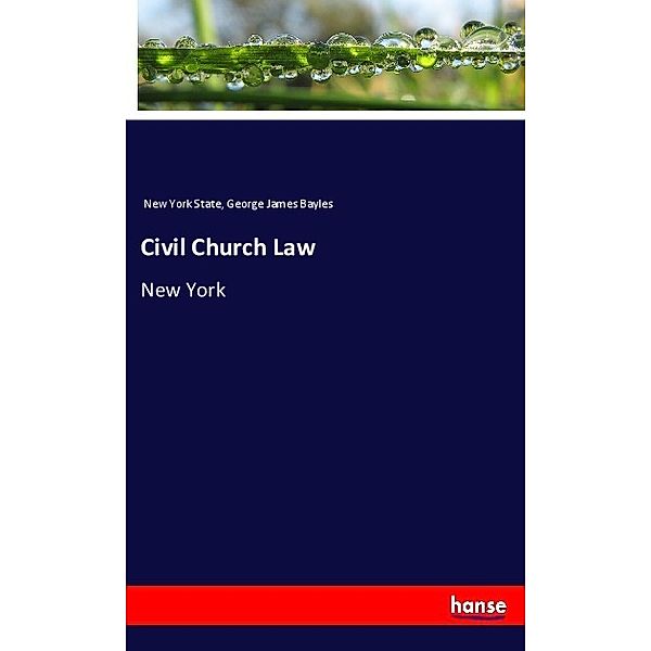 Civil Church Law, New York State, George James Bayles