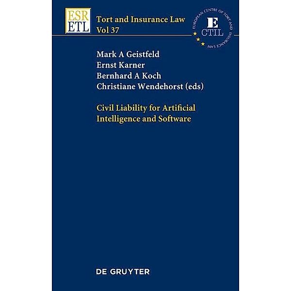 Civil Liability for Artificial Intelligence and Software