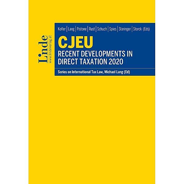CJEU - Recent Developments in Direct Taxation 2020