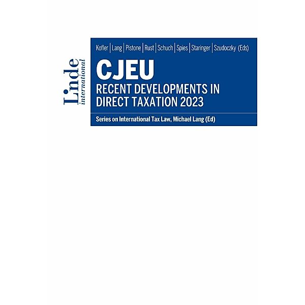 CJEU - Recent Developments in Direct Taxation 2023