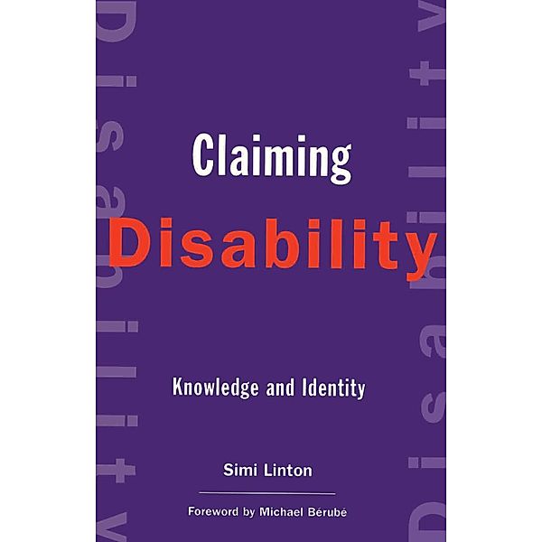 Claiming Disability / Cultural Front, Simi Linton