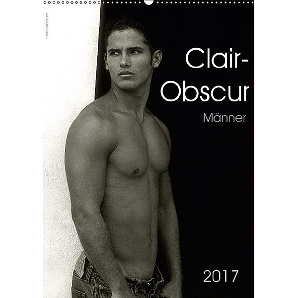 Clair-Obscur Männer 2017 (Wandkalender 2017 DIN A2 hoch), malestockphoto