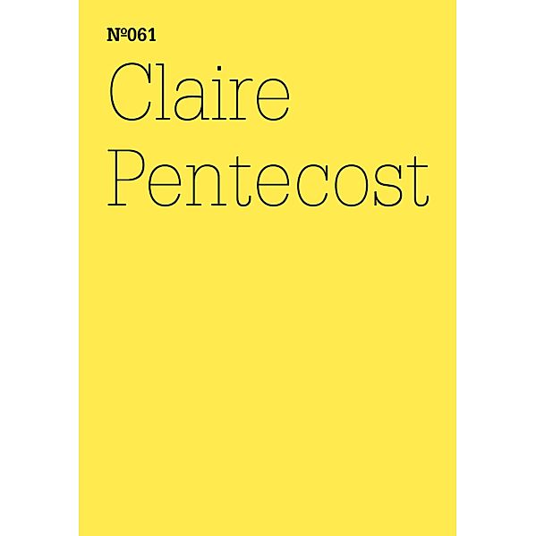 Claire Pentecost, Claire Pentecost
