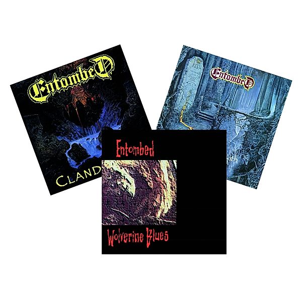 Clandestine/Left Hand/Wolverine (3cd), Entombed