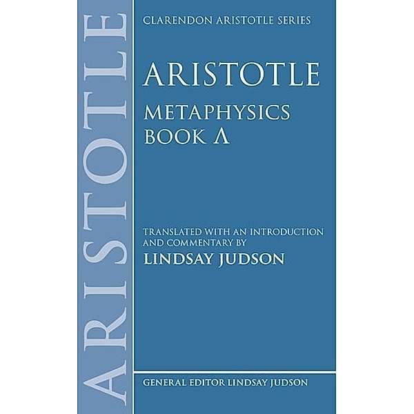 Clarendon Aristotle Series / Aristotle, Metaphysics Lambda