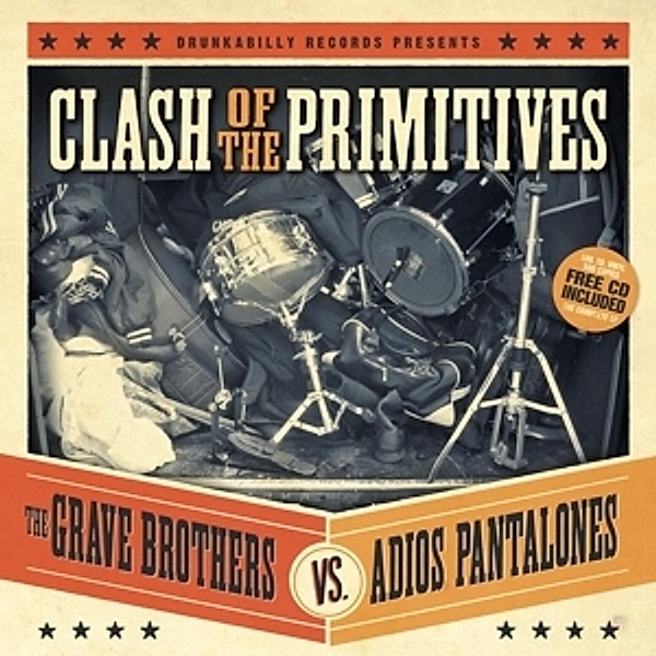 Clash Of The Primitives (Split Album) (Vinyl), Grave Brother Vs. Adios Pantalones