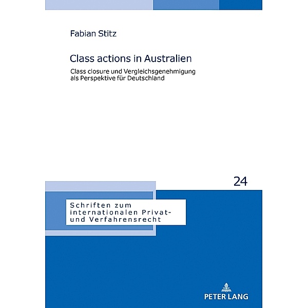 Class actions in Australien, Stitz Fabian Stitz