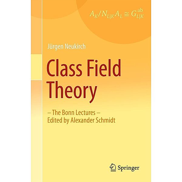 Class Field Theory, Jürgen Neukirch