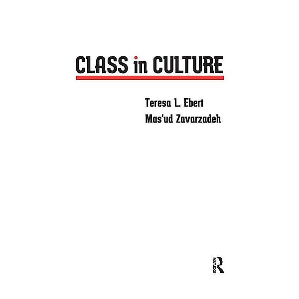 Class in Culture / Series in Critical Narrative, Teresa L. Ebert, Mas'ud Zavarzadeh