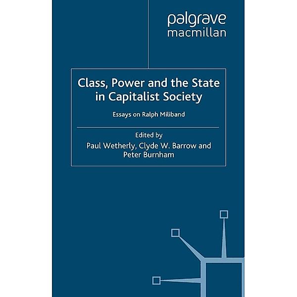 Class, Power and the State in Capitalist Society