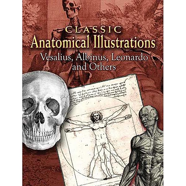 Classic Anatomical Illustrations / Dover Fine Art, History of Art, Vesalius, Albinus, Leonardo