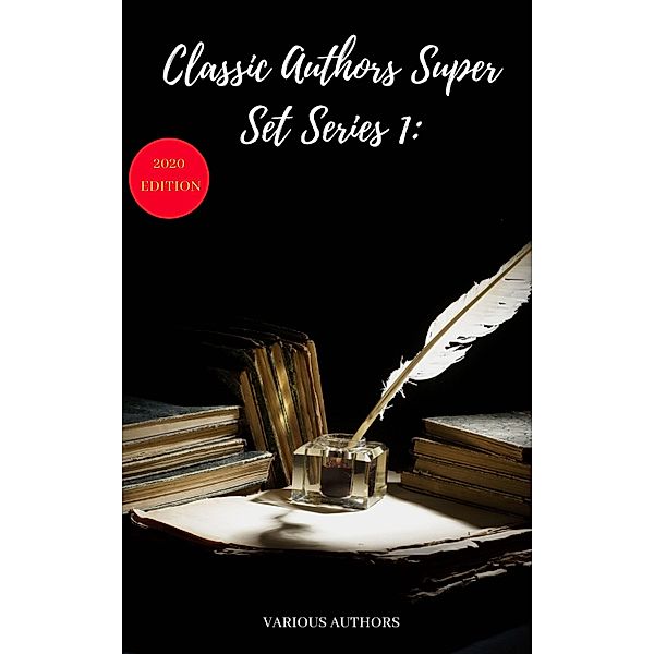 Classic Authors Super Set Series 1, Mark Twain, Charles Dickens, Zane Grey, Robert E. Howard, H. P Lovecraft, Edgar Allan Poe