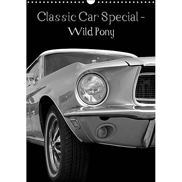 Classic Car Special - Wild Pony (Wall Calendar 2019 DIN A3 Portrait), Beate Gube
