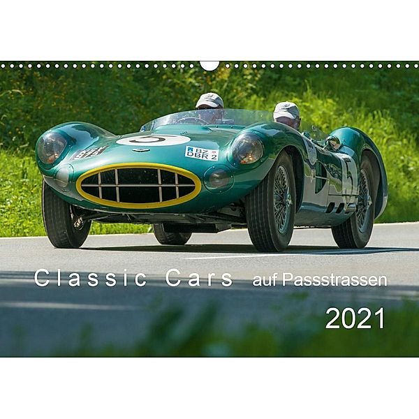 Classic Cars auf Passstrassen 2021CH-Version (Wandkalender 2021 DIN A3 quer), Alois J. Koller