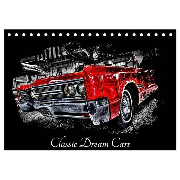 Classic Dream Cars (Tischkalender 2024 DIN A5 quer), CALVENDO Monatskalender, Peter Härlein