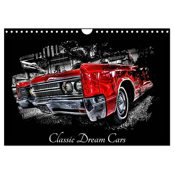 Classic Dream Cars (Wandkalender 2024 DIN A4 quer), CALVENDO Monatskalender, Peter Härlein