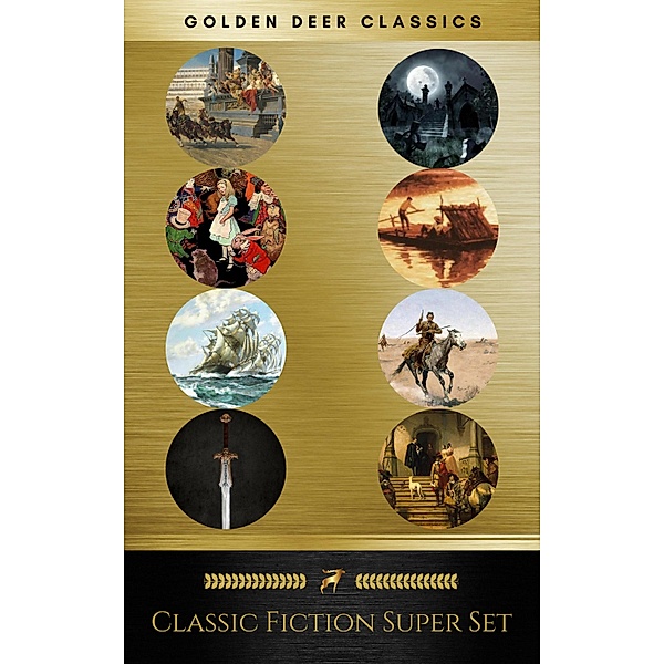 Classic Fiction Super Set (Golden Deer Classics), Lewis Carroll, Mark Twain, Lew Wallace, Alexandre Dumas, Daniel Defoe, Golden Deer Classics, H. P Lovecraft