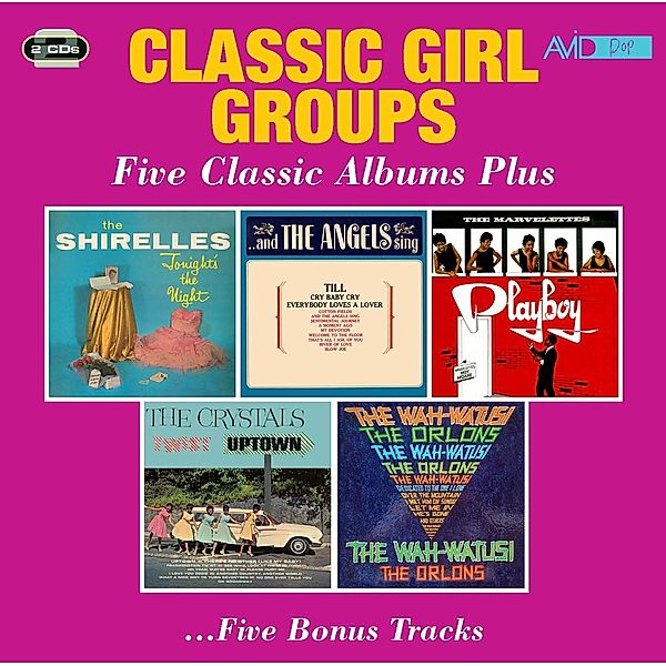 Classic Girl Groups-Five Classic Albums Plus, Diverse Interpreten