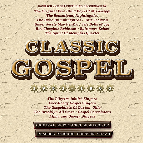 Classic Gospel 1951-60, Artists Various