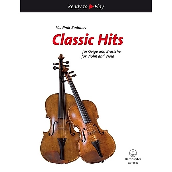 Classic Hits für Geige und Bratsche, Partitur mit Stimme, Vladimir Bodunov