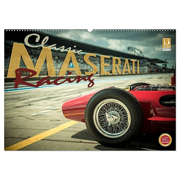 Classic Maserati Racing (Wandkalender 2024 DIN A2 quer), CALVENDO Monatskalender, Johann Hinrichs