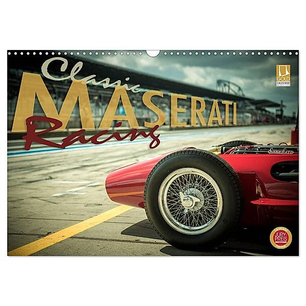 Classic Maserati Racing (Wandkalender 2024 DIN A3 quer), CALVENDO Monatskalender, Johann Hinrichs