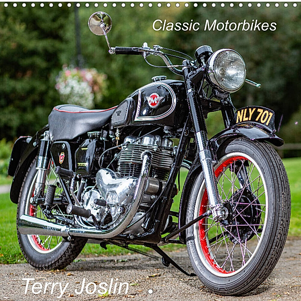 Classic Motorbikes (Wall Calendar 2023 300 × 300 mm Square), Terry Joslin