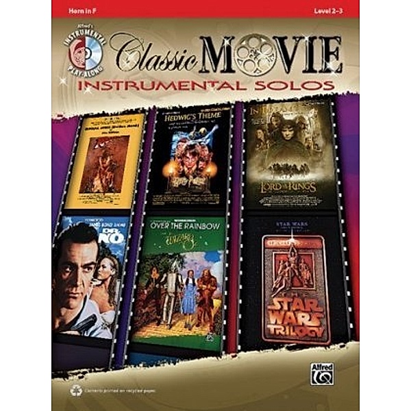 Classic Movie Instrumental Solos - Horn in F, w. Audio-CD