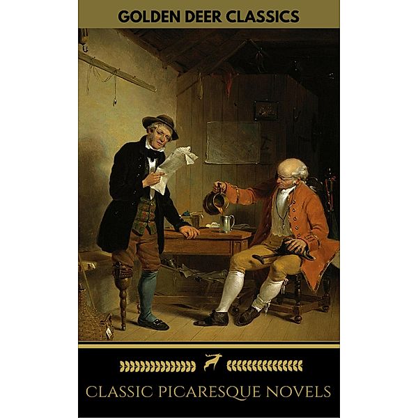 Classic Picaresque Novels (Golden Deer Classics), Rudyard Kipling, Golden Deer Classics, Daniel Defoe, Voltaire, Mark Twain, Tobias Smollett, Henry Fielding, Nikolai Gogol