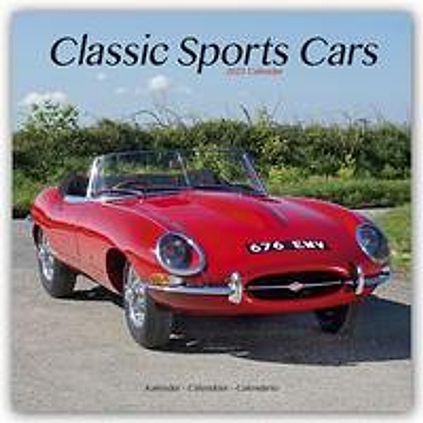 Classic Sports Cars - Sportwagen-Oldtimer 2022 - 16-Monatskalender, Avonside Publishing Ltd