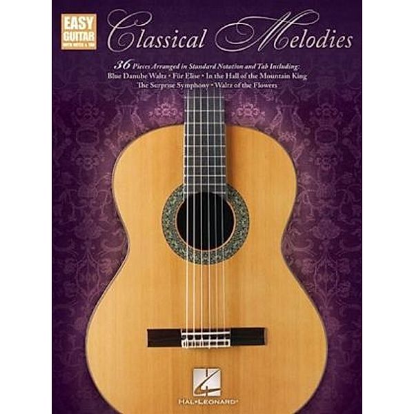 Classical Melodies: Easy Guitar With Notes & Tab