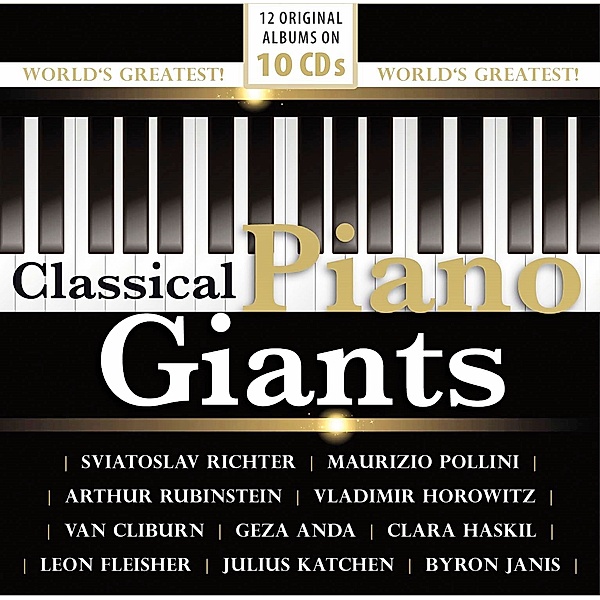 Classical Piano Giants, 10 CDs, Various