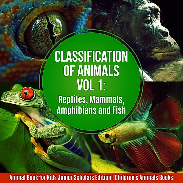 Classification of Animals Vol 1 : Reptiles, Mammals, Amphibians and Fish | Animal Book for Kids Junior Scholars Edition | Children's Animals Books, Baby