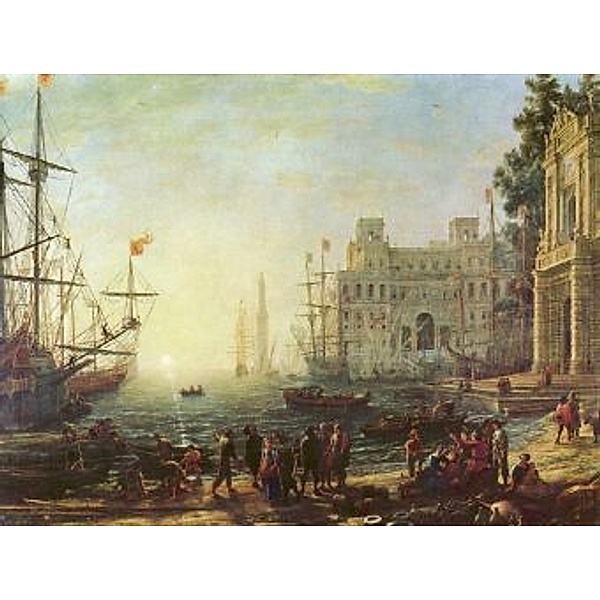 Claude Lorrain - Hafen mit der Villa Medici - 100 Teile (Puzzle)