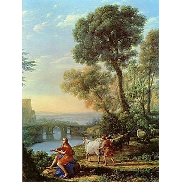 Claude Lorrain - Landschaft mit Apollo und Merkur - 2.000 Teile (Puzzle)