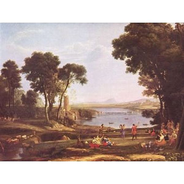 Claude Lorrain - Landschaft mit der Vermählung von Isaak und Rebekka - 100 Teile (Puzzle)