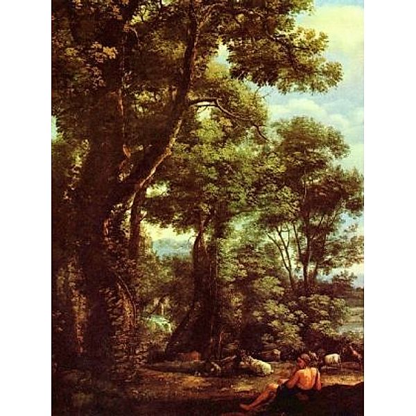 Claude Lorrain - Landschaft mit Ziegenhirt - 100 Teile (Puzzle)