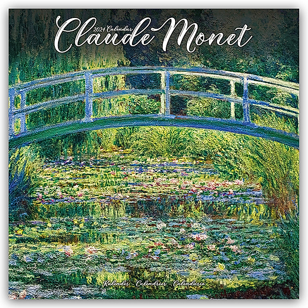 Claude Monet 2024 - 16-Monatskalender, Avonside Publishing Ltd